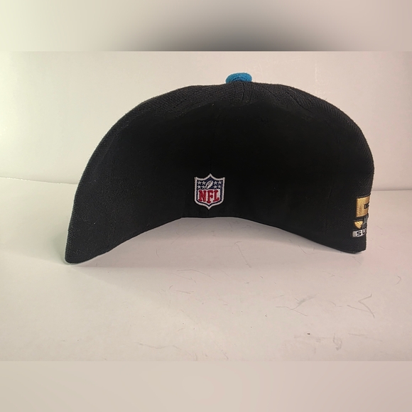 Lot Of 2 VGUC New Era NFL Carolina Panthers 59Fifty Fitted Hats Size 7 1/2 - Picture 3 of 14
